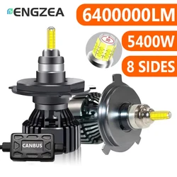 ENGZEA H7 LED Car Headlight Bulb 6400000LM H1 360ยบ H11 H8 H3 9005 HB3 9006 HB4 9012 HIR2 D1S D2S 6000K Auto Fog Light 12V Lamp