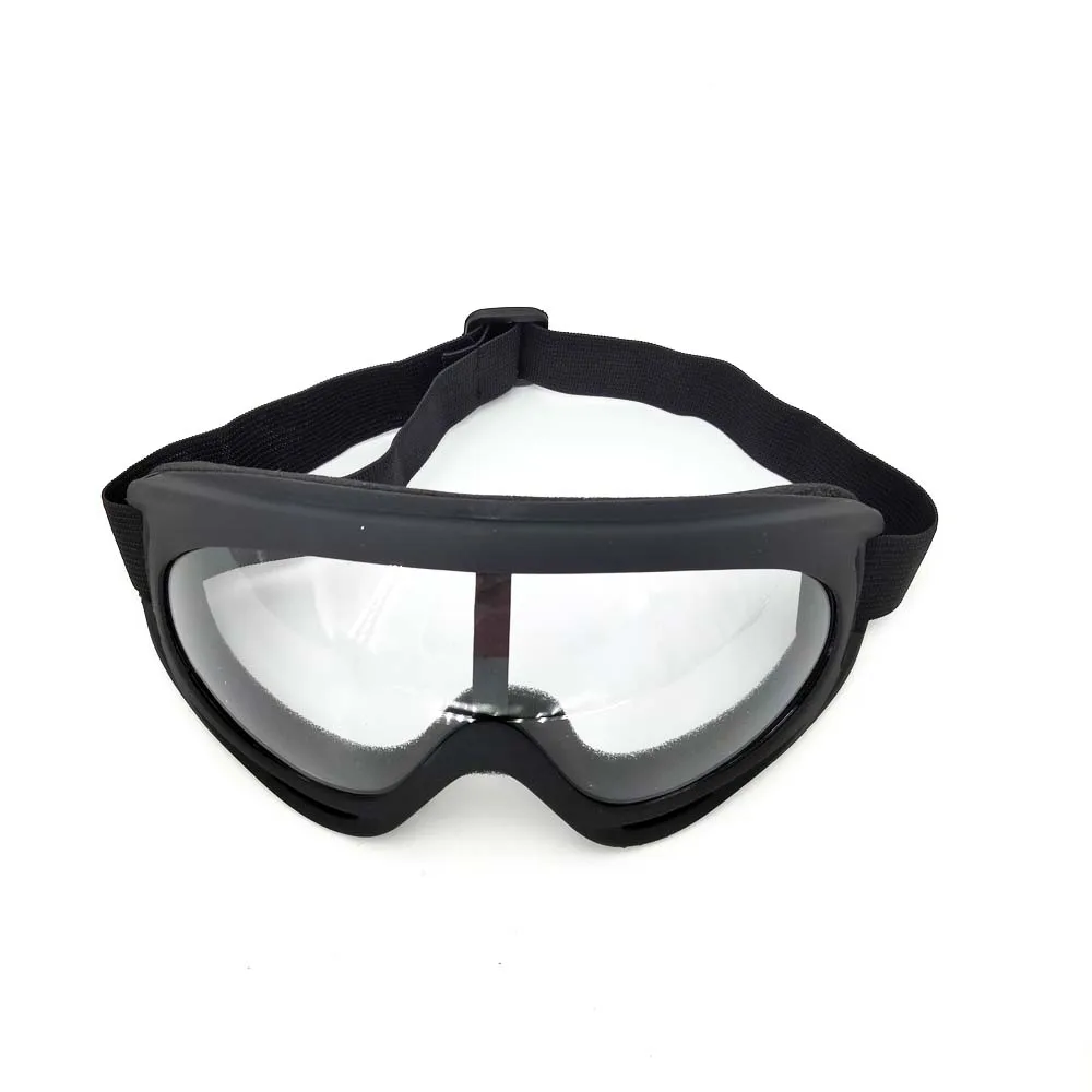 Motorcycle Goggles Fit for Over Glasses Anti-Fog Shatterproof Clear Lenses UV400