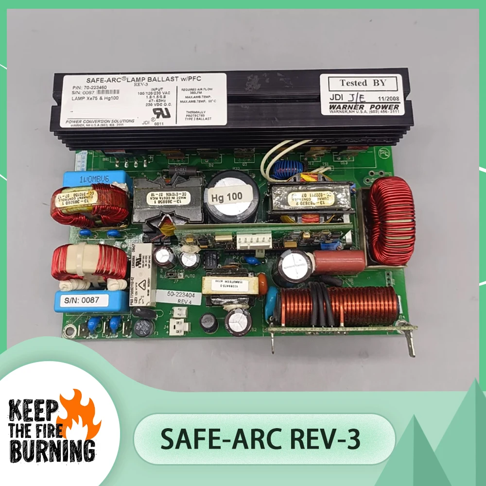

For Xenon Lamp Power Supply SAFE-ARC REV-3