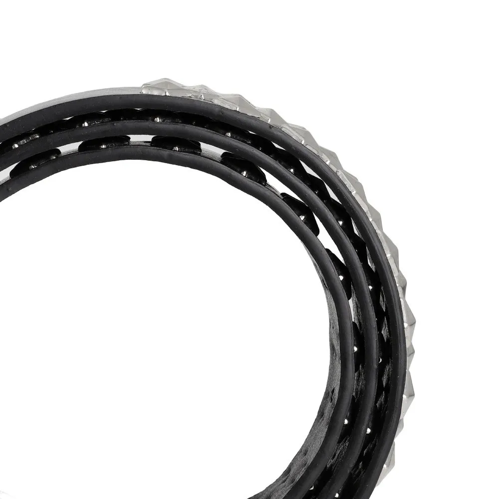 

Tendy винтажный ремень из искусственной кожи Y2k, регулируемый ремень с заклепками в стиле панк, ремень с игольной пряжкой в стиле панк, унисекс