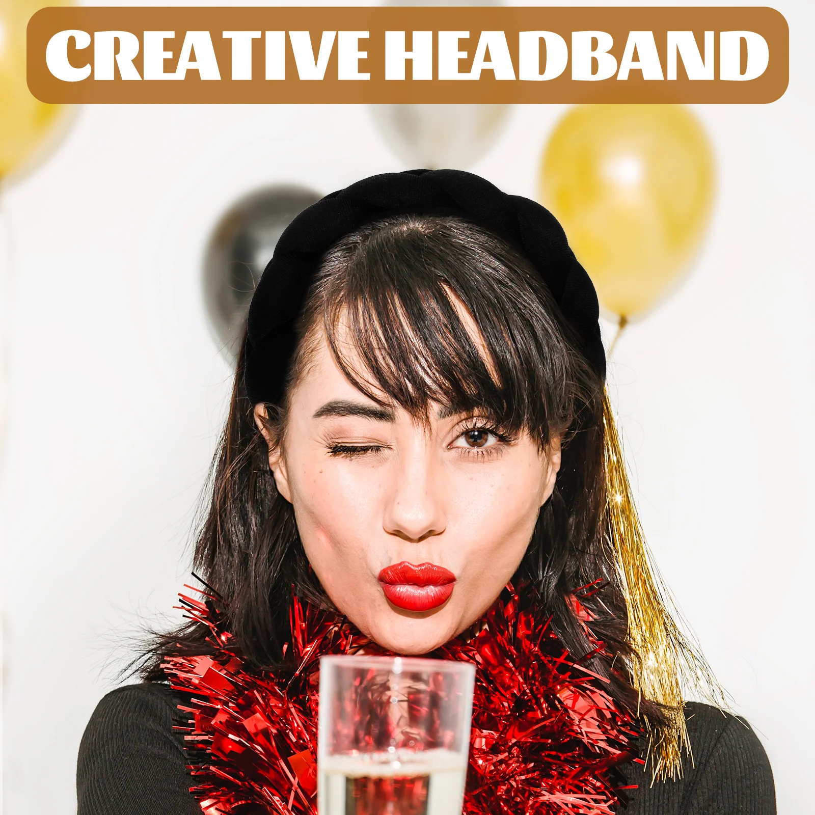 

Braid Headb Braided Hair Accessories Women Girls Face Washing Headb s Decorative Wide Fashion Headdress Gray Long Durable