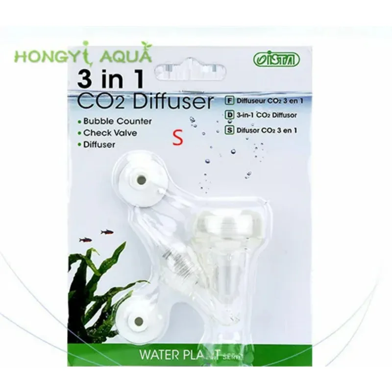 3 in 1 compact v CO2 diffuser CO2 diffuser atomizer bubble counter check valve inverse counteractorizer ISTA 3 in 1 V