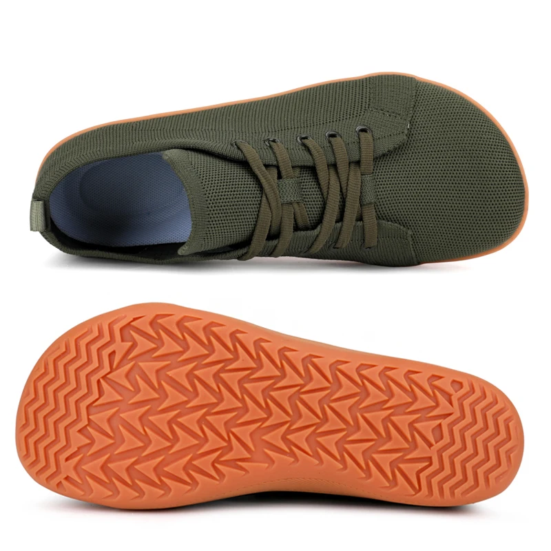 Zapatillas de deporte minimalistas anchas para hombre y mujer, suela de gota cero, relajación óptima, zapatos casuales descalzos, zapatos para