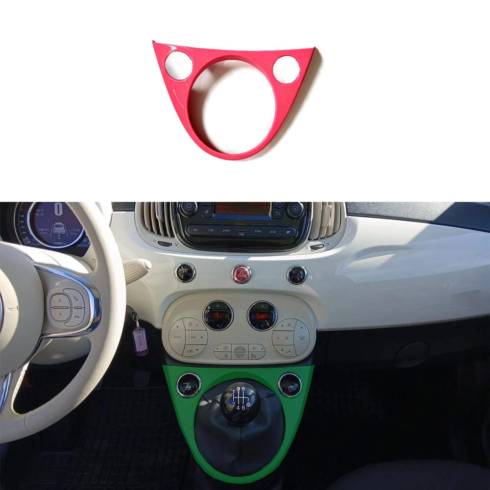 Suitable for Fiat 500 gear frame decoration