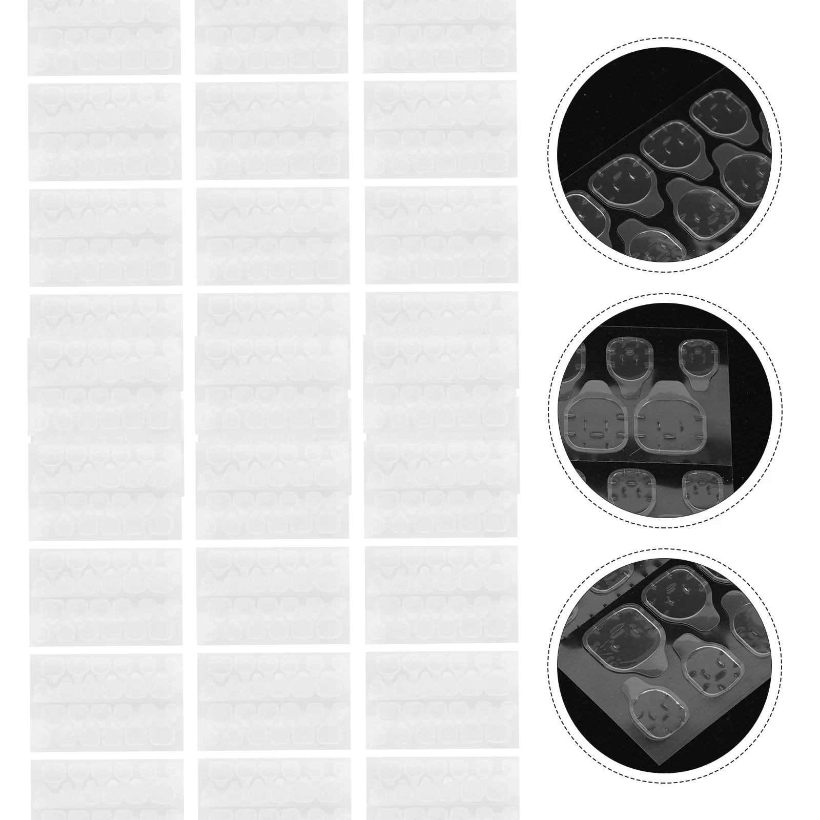 

Premium Adhesive Nail Stickers Transparent Sweatproof Waterproof Fake Nail Art Manicure Tools Jelly Glue Stickers