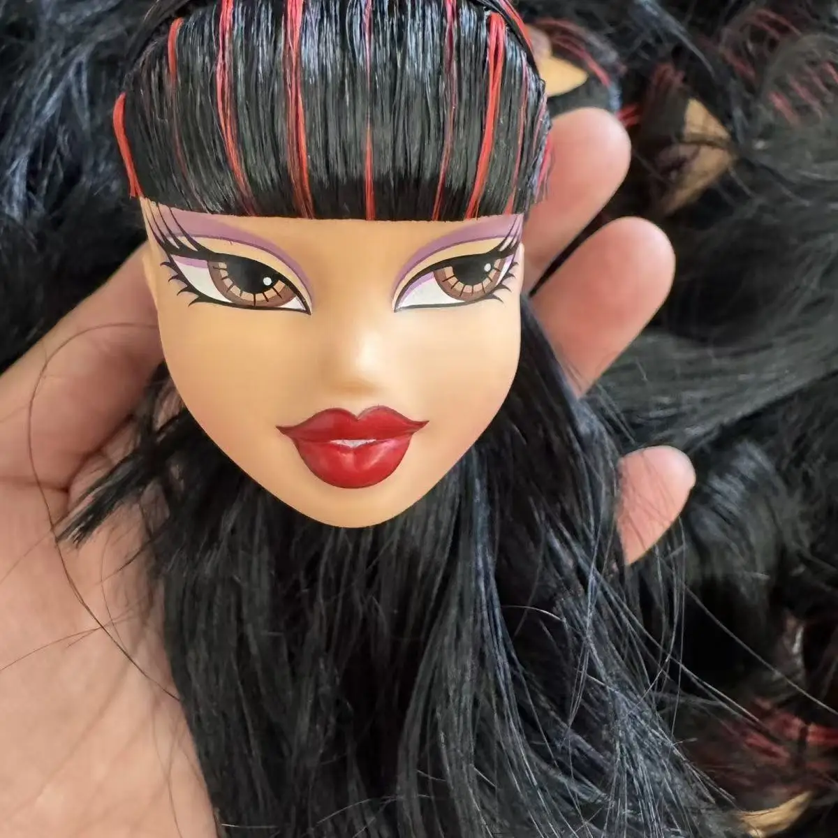 

1pc original Beautiful Bratzdoll head bratzillaz Girls DIY girl dress up toys accessories