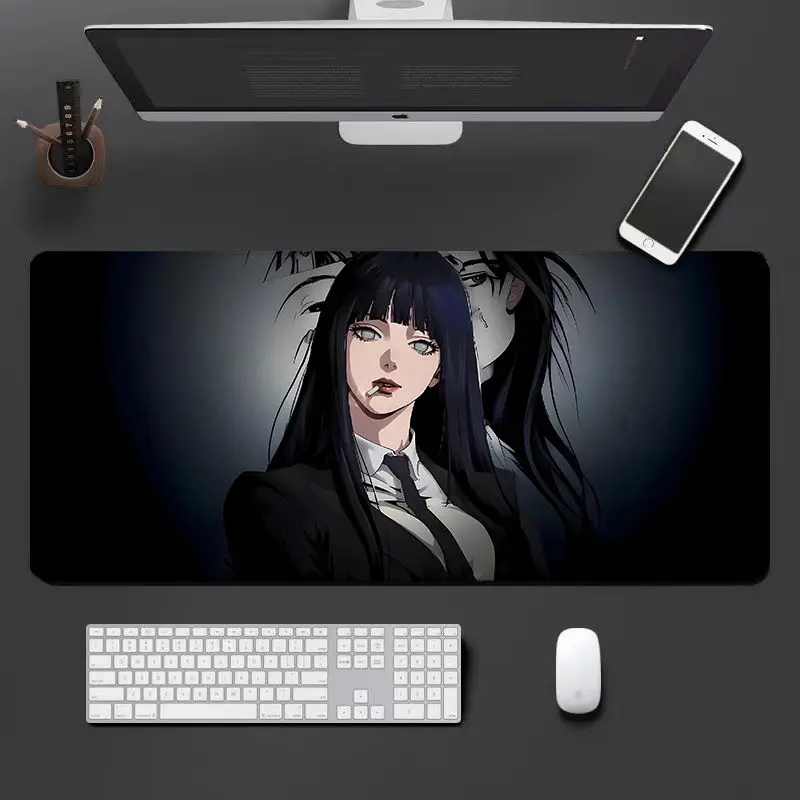 Hyuuga Hinata girl anime mouse pad High definition printing 90x40cm mousepad gaming accessories desk mat