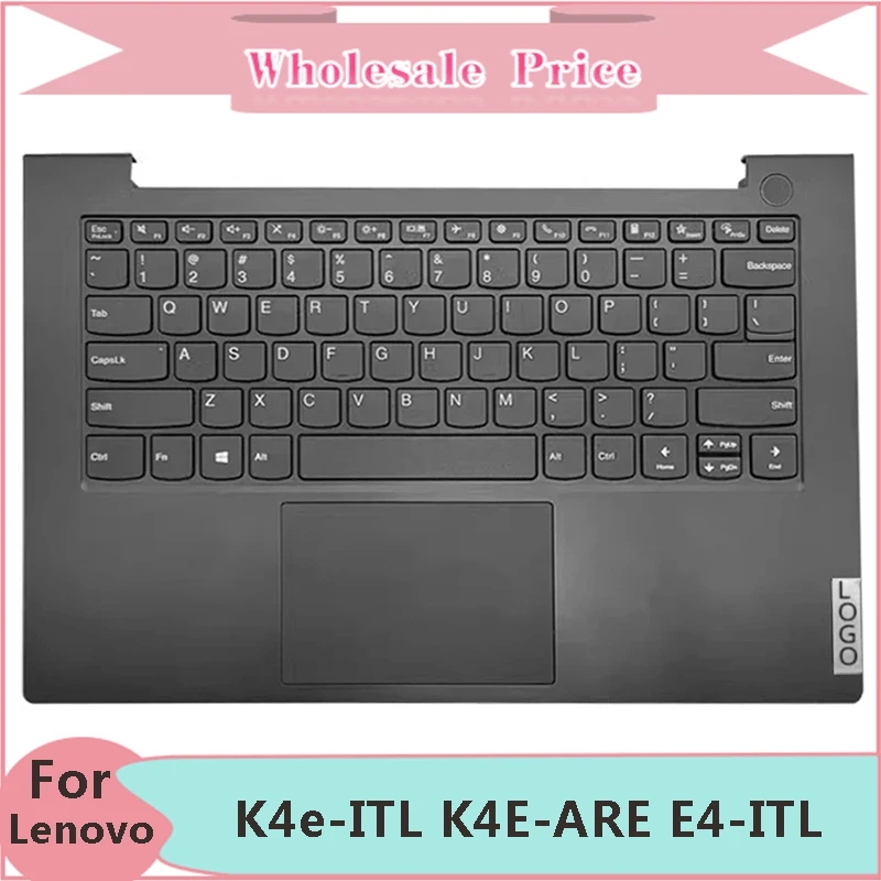 

New Original For Lenovo K4e-ITL K4E-ARE E4-ITL Laptop Palmrest Case Keyboard US English Version Upper Cover