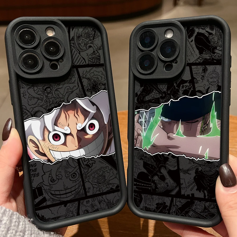 O-One Pieces Luffy Zoro Phone Case for Motorola Moto G86 G85 G84 G75 G60 G54 G53 G52 G35 G34 G32 EDGE 70 60 E40 E32 E22 5G Cover - view 4