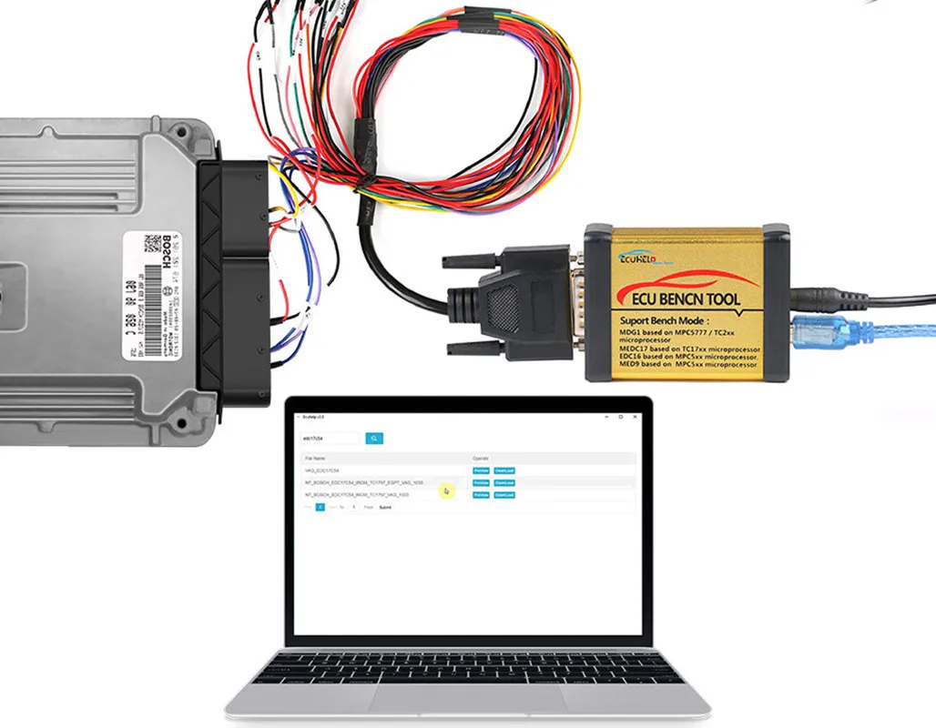 OBD ECU Bench Stand Tool Full Version Support For BoschMDG1/EDC16 and MG1 MD1 Protocol VS 67 IN 1 V1.20 Chip Tuning Tools