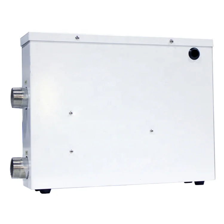 Finlin Energy Efficient Portable Electric Pool Heater Heat Pump 5.5 kW to 60 kW for High Efficiency Pool Heating