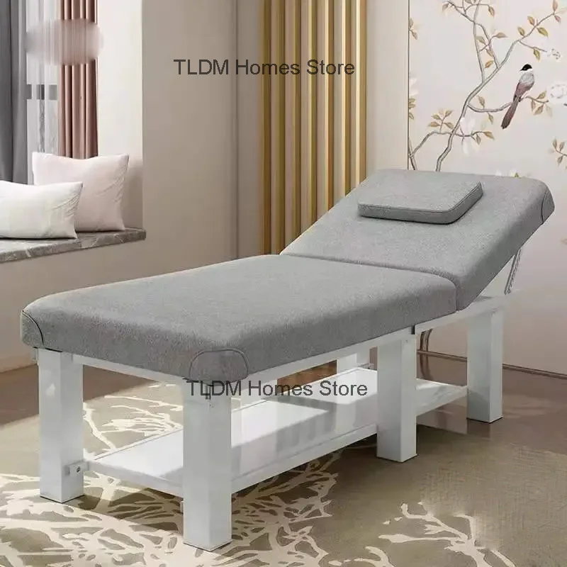 Minimalist Modern Massage Beds for Small Apartment Moxibustion Therapy Spa Bed for Salon Furniture Professional Beauty Salon Bed