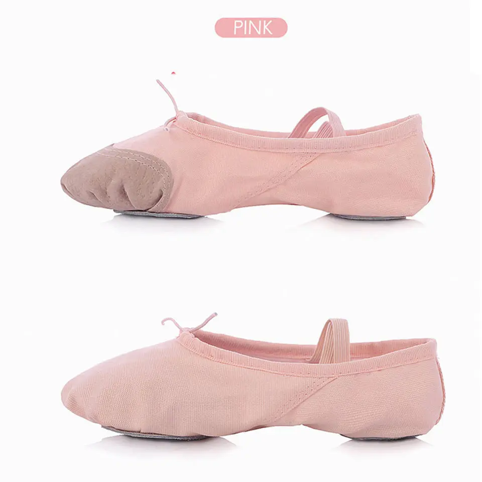 5 pares de ballet sapatos de dança feminino ballet chinelos de dança crianças da mulher pointe sapatos de dança meninas red ballet flats 24-45