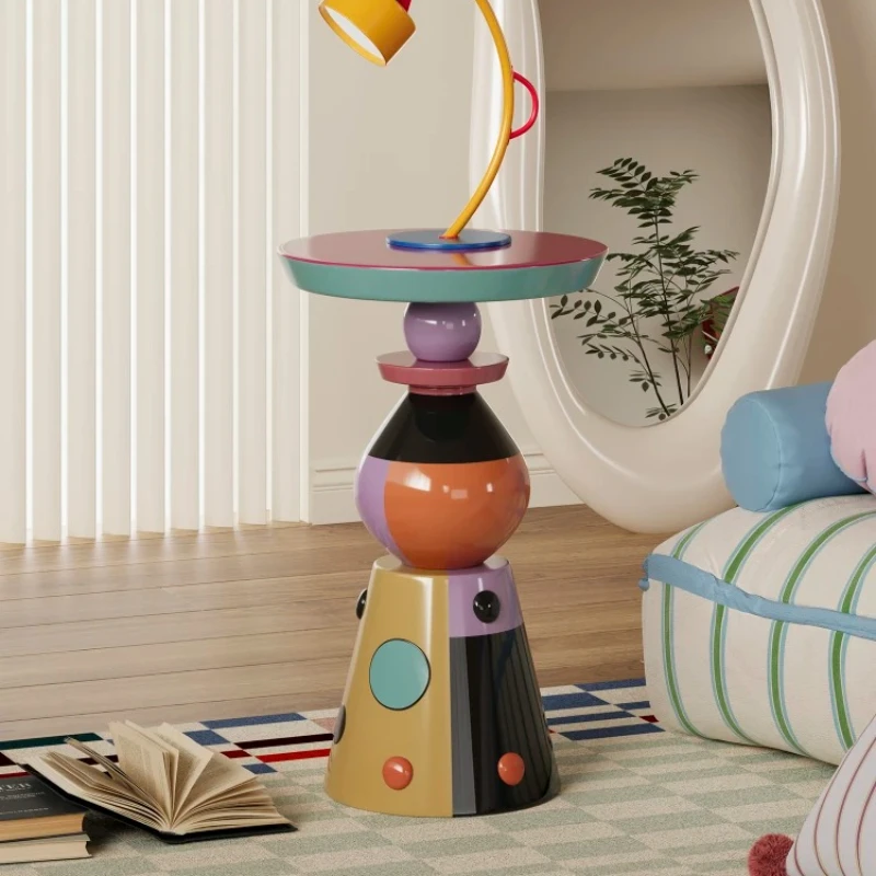 

Modern Dopamine Childlike Irregular Side Table Living Room Home Sofa Corner Table Movable Color Storage Cabinet