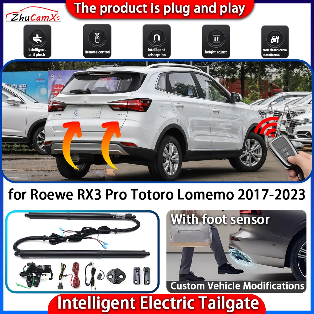 

Smart Powered Tailgate System for Roewe RX3 Pro Totoro Lomemo 2017-2023 Automatic Intelligent Electric Trunk Lift Control Kit