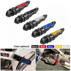 1 Pair Universal Motorcycle Rear Passenger Foot Pegs Pedals Footrest Scooter Foot-Peg Motorbike Pedal Modification CNC Aluminum