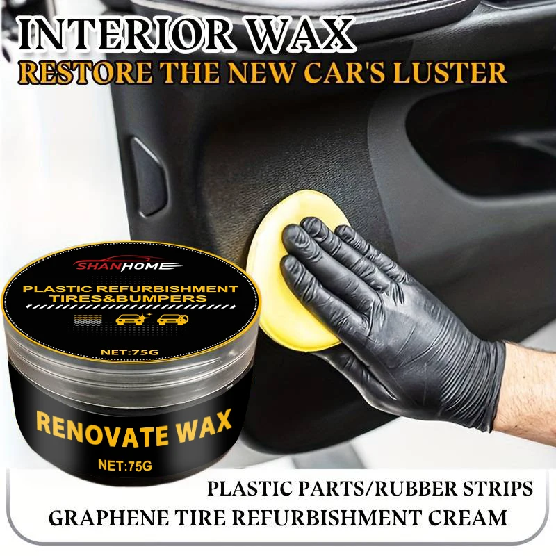 

Универсальный воск для ремонта кожи и пластика — восстанавливающий крем для салона автомобиля для ухода за кожей/пластиком/резиной