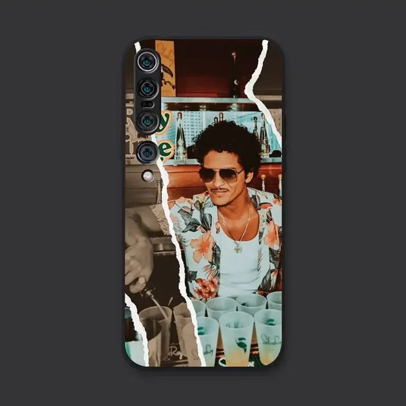 Bruno Mars Singer Phone Case For Xiaomi 11 10 12Spro A2 A2lite A1 9 9SE 8Lite 8explorer F1 Poco 12S Ultra Cover