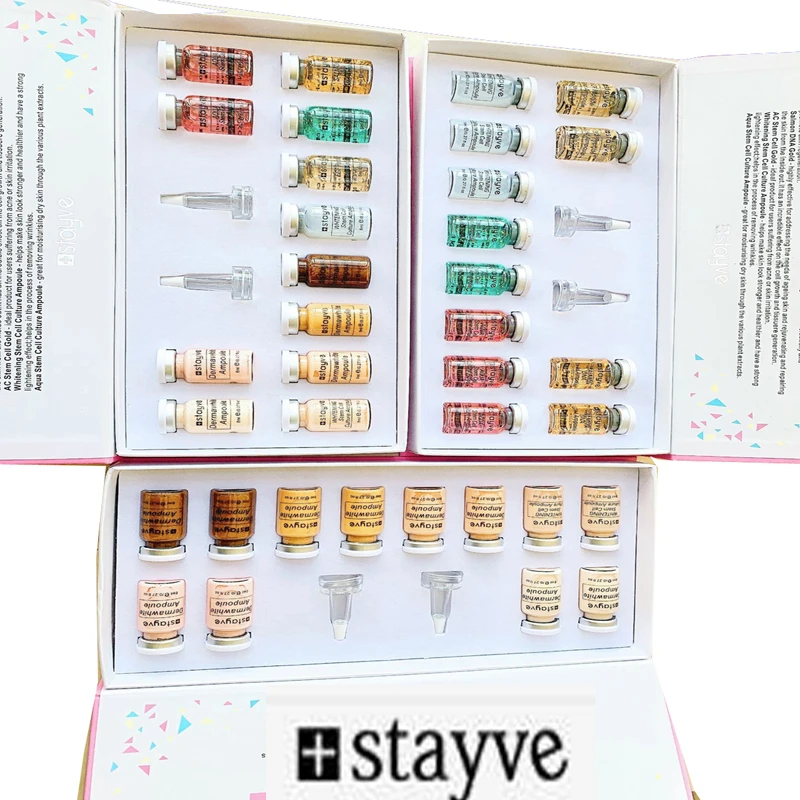 Korea Stayve 8 мл BB-крем Glow Ampoule Kit Гиалуроновый увлажняющий тональный крем для мужчин и женщин Красота Уход за кожей