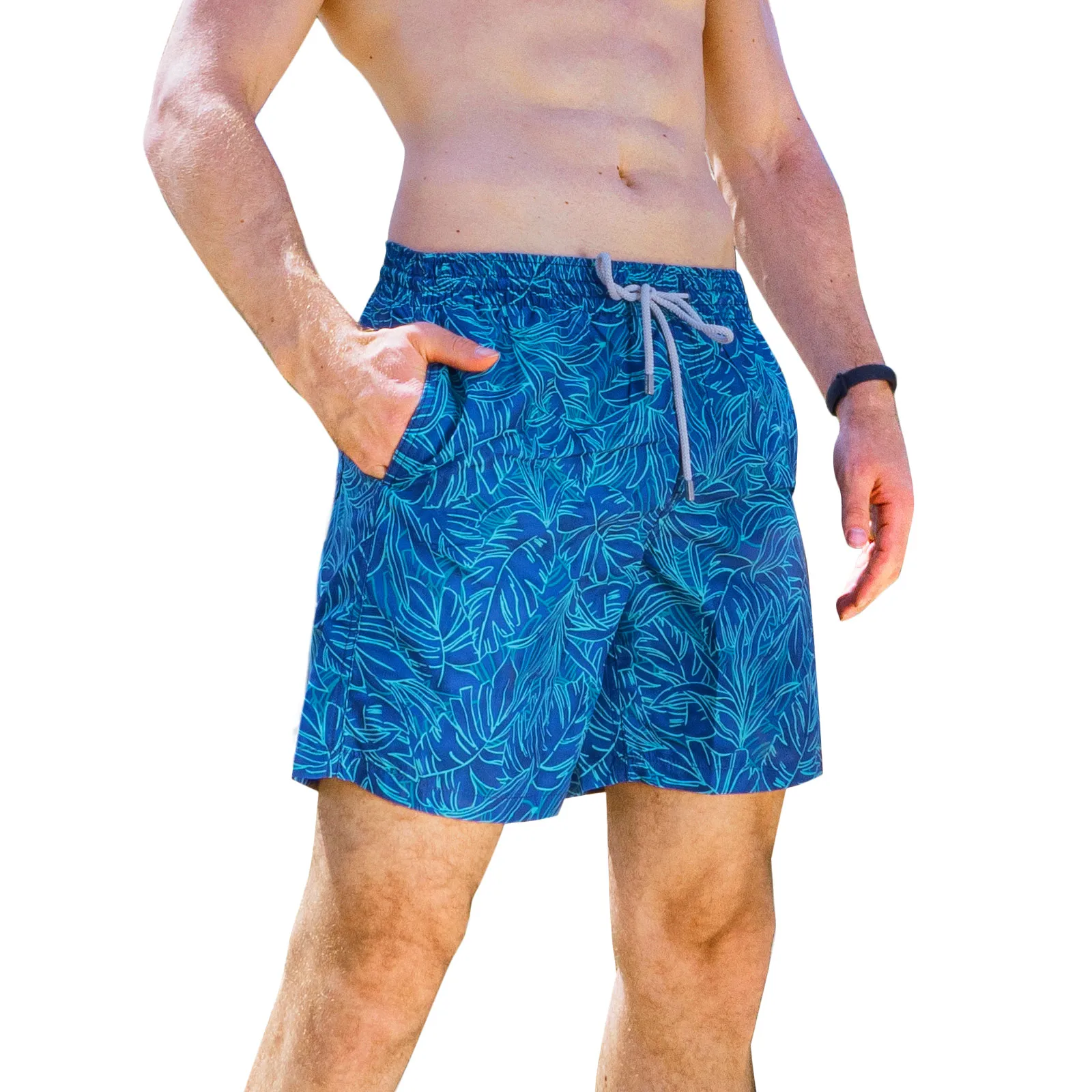 Surfcuz Strand Heren Zwemshort Bloem 3d Geprint Surfboard Shorts Snel Droog Met Mesh Voering En Zakken Geslagen Shorts