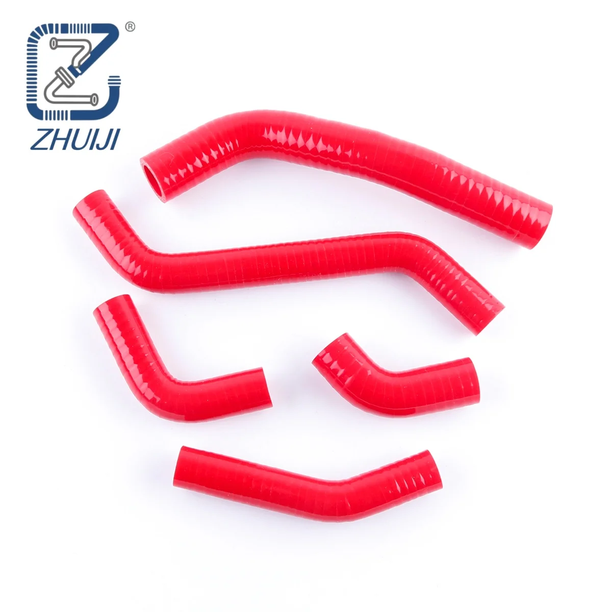 Труба ZHUIJI подходит для KAWASAKI KXF 450 KXF 450 KX450F 2006 2007 2008, силиконовый шланг для радиатора мотоцикла, комплект канала охлаждающей жидкости