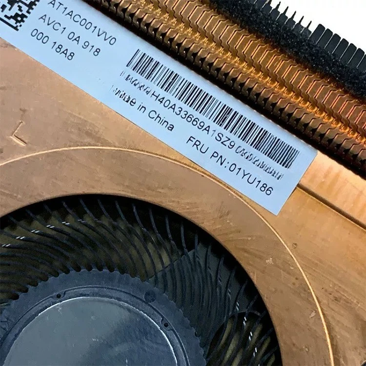 CPU heatsink for Thinkpad T490 T14 notebook, fan, independent graphics card 01YU186