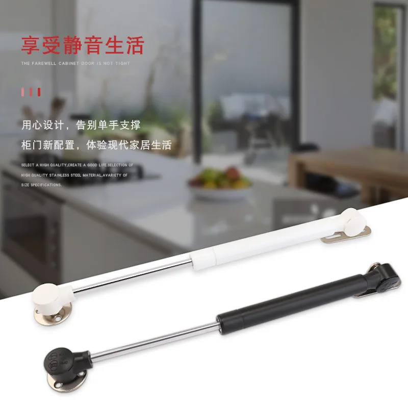 Cabinet upturn pneumatic support rod bed gas spring gas support furniture aluminum frame door telescopic hydraulic rod hardware