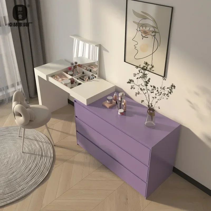 

Painting dresser desk dual-purpose bed end simple makeup table