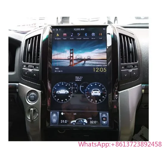 

16" Touch Vertical Screen Vertical Screen Android NAVI Radio for Toyota Land Cruiser 2008 - 2015