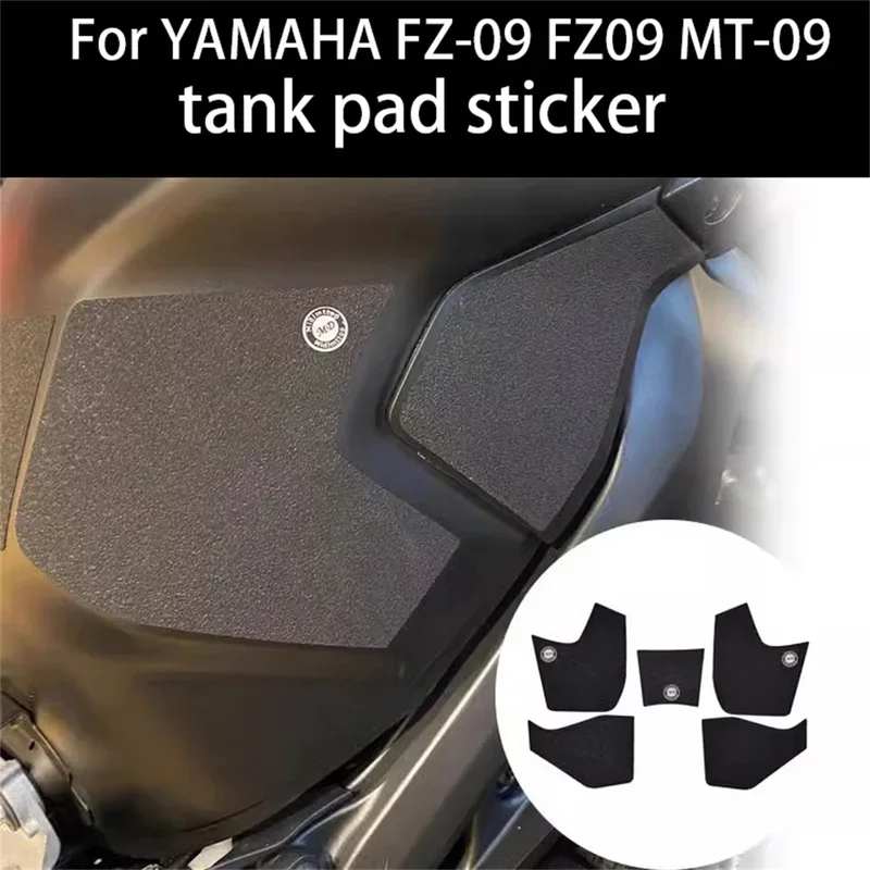 

For YAMAHA FZ-09 MT-09 MT09 MT 09 2013-2020 Motorcycle Non-Slip Side Fuel Tank Waterproof Pad Stickers 2014 2015 2016 2017 FZ09