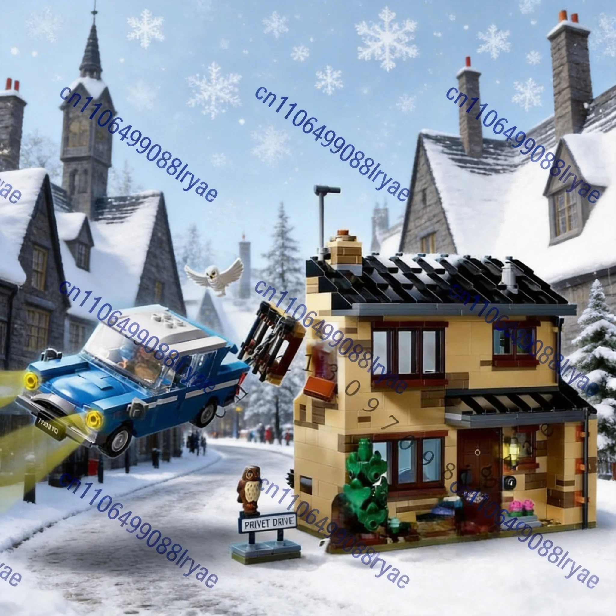 

Spot Privet Road No. 4 Hogwarts Mosaic Building Blocks Christmas Birthday Toys Gift Decoration Building Blocks
