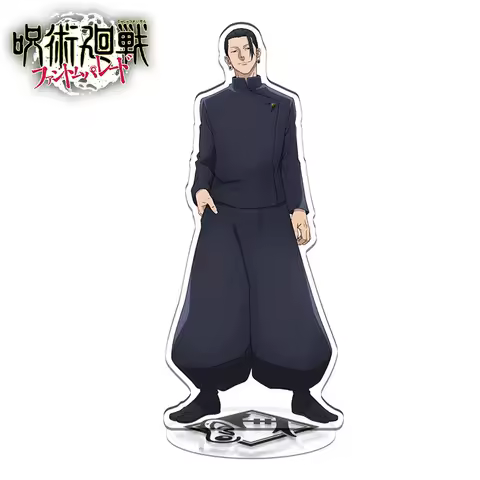 1PCS Anime Jujutsu Kaisen Yuji Itadori Satoru Gojo Stand Model Plate Desk Decor Standing Sign Game Fans Gift