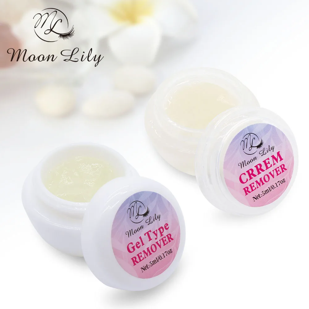 MoonLily Professional Fase zmywacz kleju do rzęs przedłużanie rzęs narzędzie krem 5g Made In Japan zapach zapach klej Remover