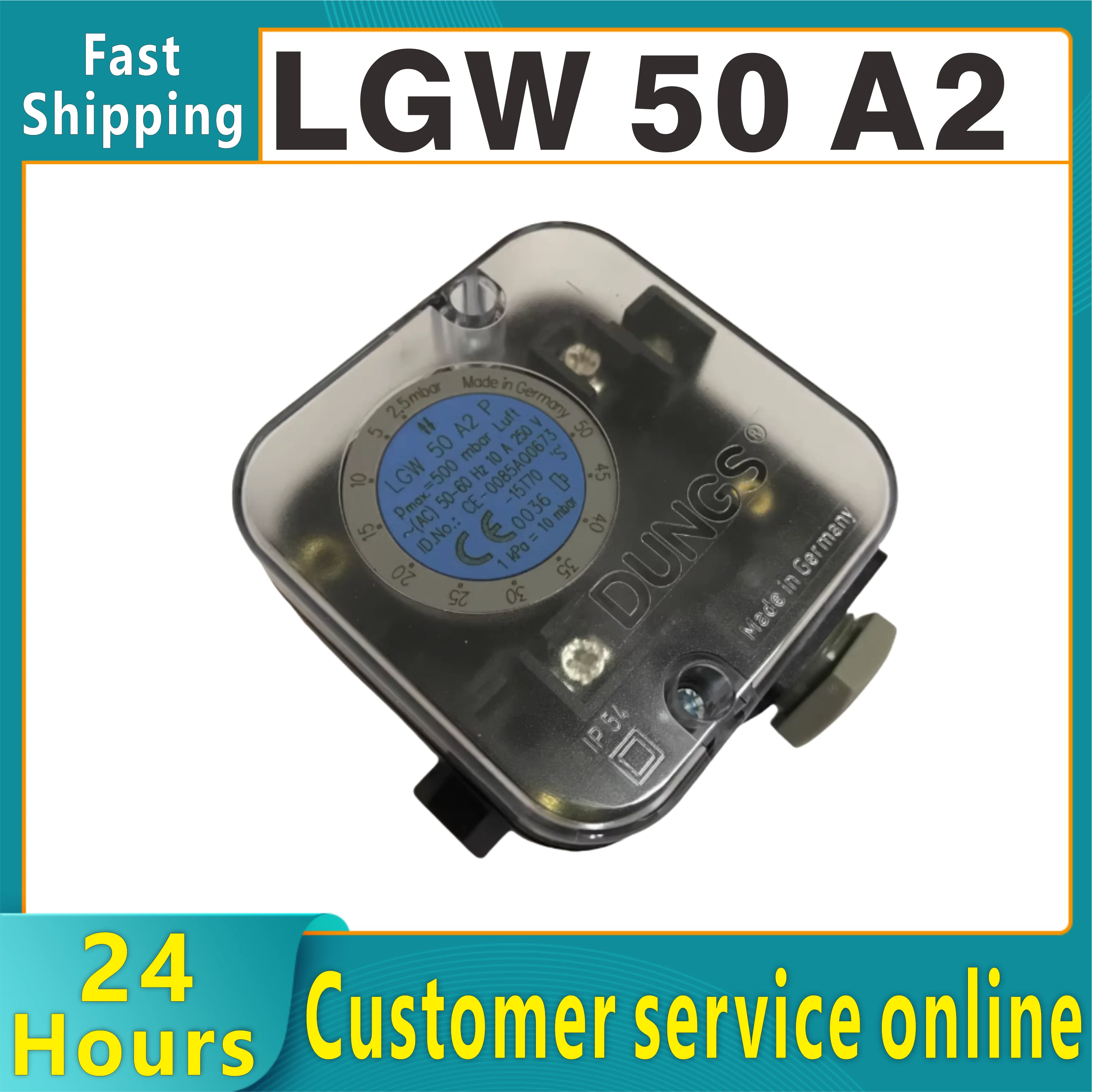 

DUNGS original burner pressure switch LGW 50 A4/2 air pressure switch accessory NB150A4