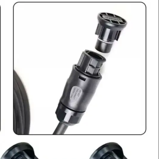 

3Pole Female End Cap Waterproof Connector for Betteri BC01 Designed for Single Phase Inverter For hoymiles Compatible