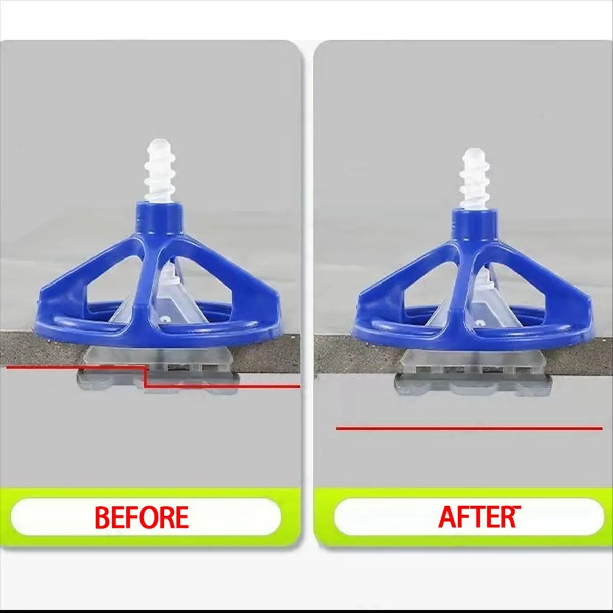 HITL 150Pc Ceramic Tile Leveling System Clips Spacers Straps Spiral Wadge for Tile Laying Wall Floor Fixing Construction Tool