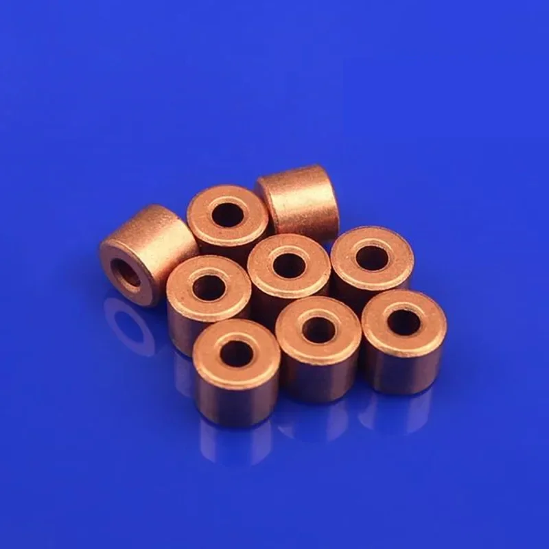 10pcs/lot Iron Copper Base Powder Metallurgy Oil Inner Diameter 2 Outer Diameter 5 Precision Oil Bearing Copper Sleeve gear