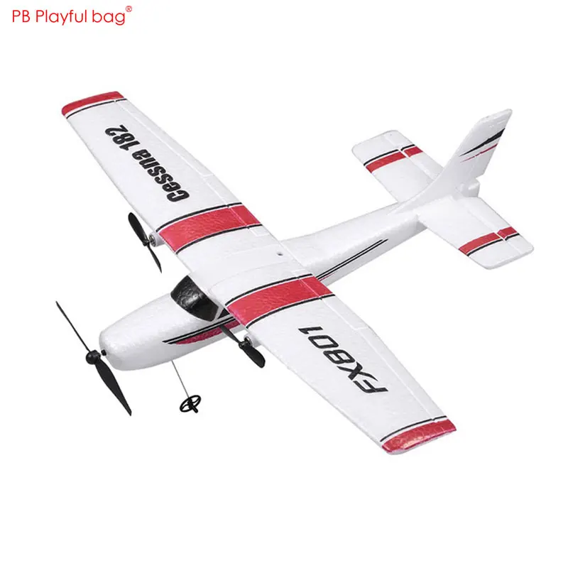 FX801 RC Schaum Segelflugzeug DIY Zusammengebaute Starrflügelflugzeuge Outdoor Elektrische Fliegende Flugzeug Fernbedienung Spielzeug AC172