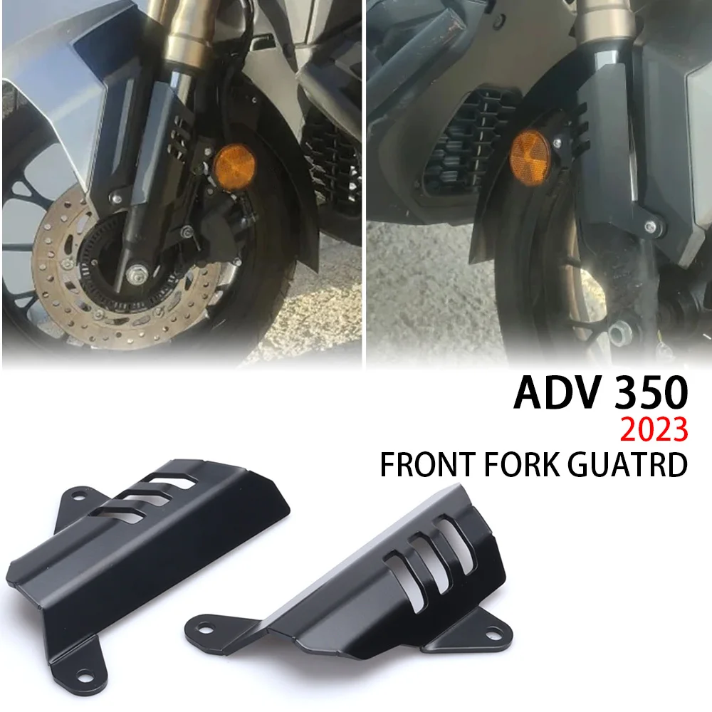 

New 2023 Motorcycle Accessories Side Pair Black Front Fork Guards protection For Honda ADV350 ADV 350 Adv 350 adv350