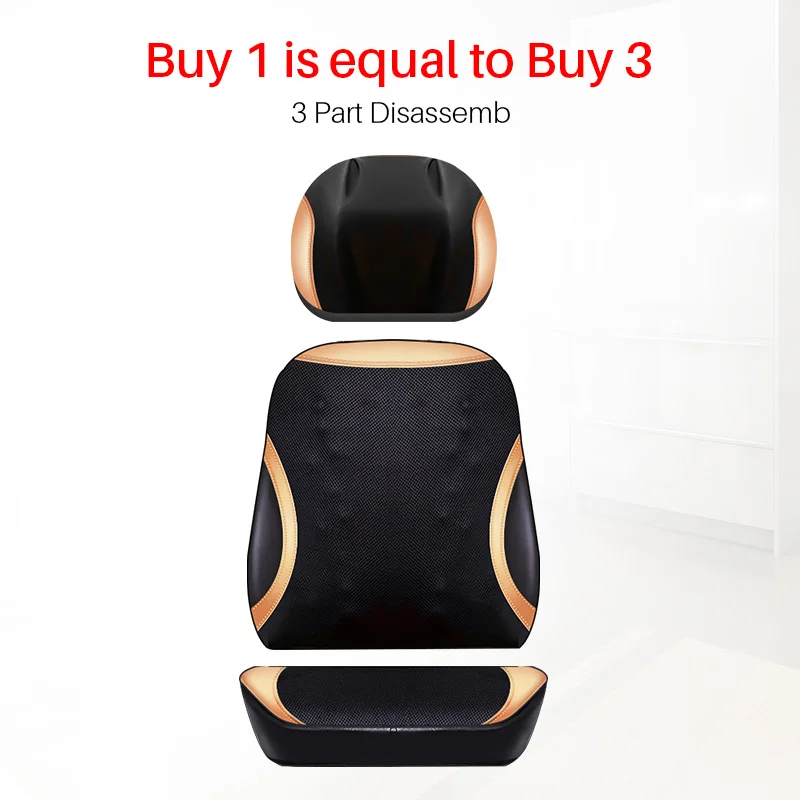 Sponsored Listing Lower Back Smart Car  Home Dual-use Car with Kneading Vibrating And heat For Full Body Massage Cushion