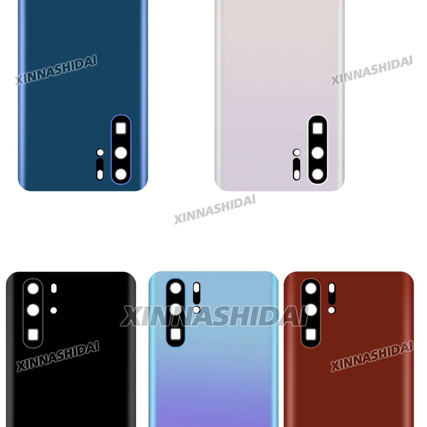 Cover posteriore in vetro di alta qualità con obiettivo della fotocamera incluso - Custodia posteriore per Huawei P30 Pro New Edition