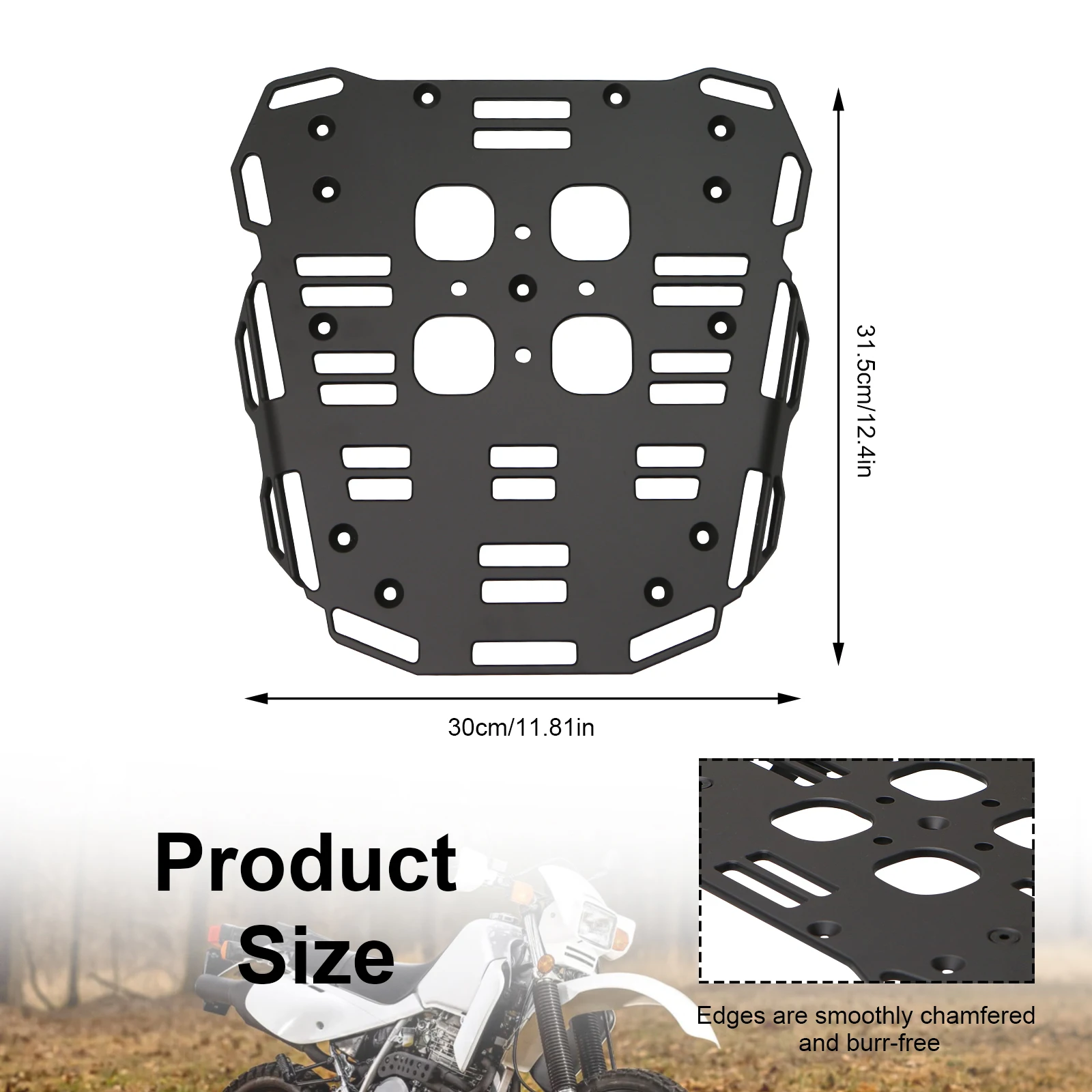 Rear Rack Tail Rack Rear Luggage Rack Aluminum Motorcycle For Honda XR650L 1993 1994 1995 1996 1997 1998 1999-2024