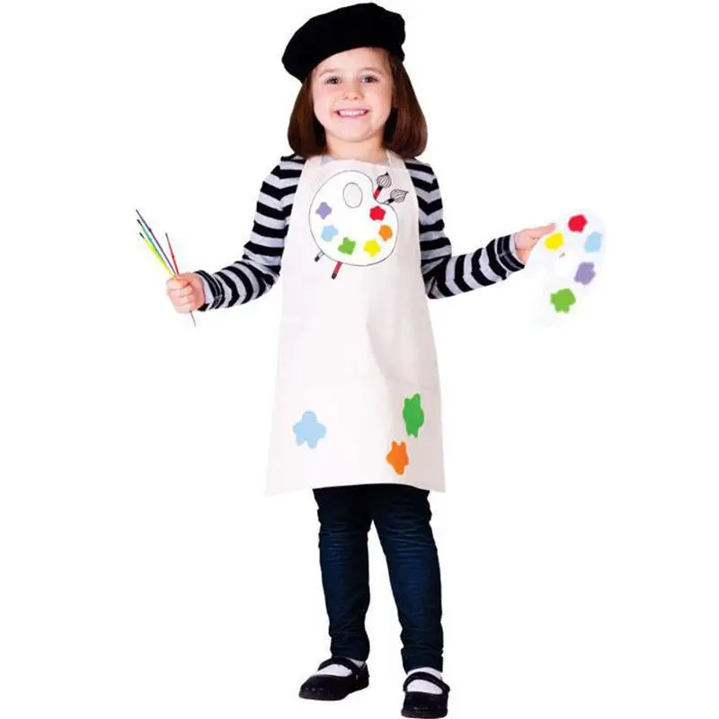 Children's Day Painter Cosplay Costume Boys Girls Stage Performance Business Suit Clothes Halloween Holiday Party Funny Costume