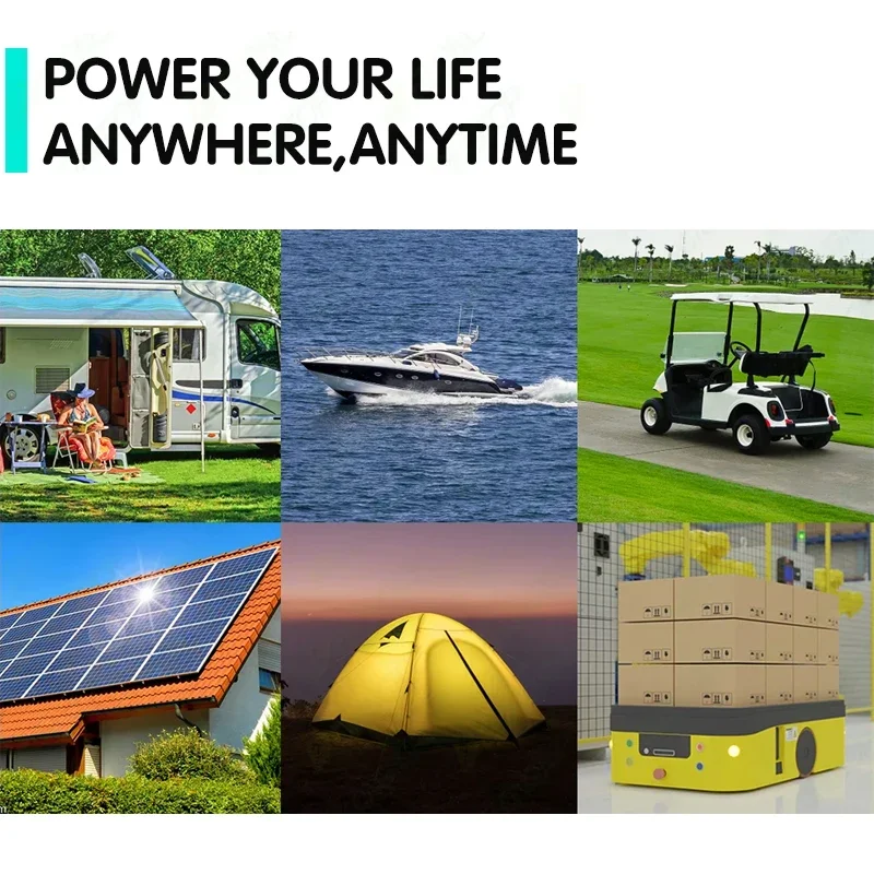 12V 300Ah LiFePO4 Battery BMS Lithium Power Batteries 4000 Cycles For 12.8V RV Campers Golf Cart Off-Road Off-grid Solar Wind