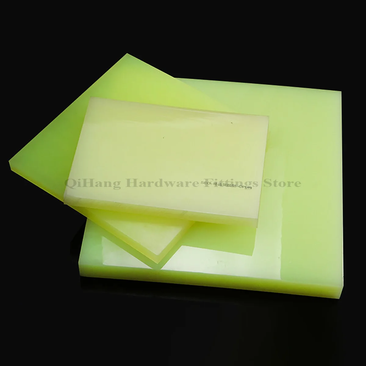 90A High Hardness PU Square Board, Oil & Wear Resistant Shockproof Plate, Custom Machining Industrial Mechanical Parts