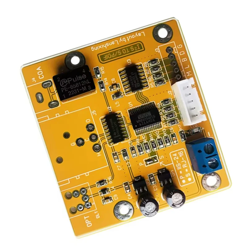 B92B-GY-770 Nvarcher IIS para conversor de saída coaxial interface USB óptica I2S S/PDIF para a Itália