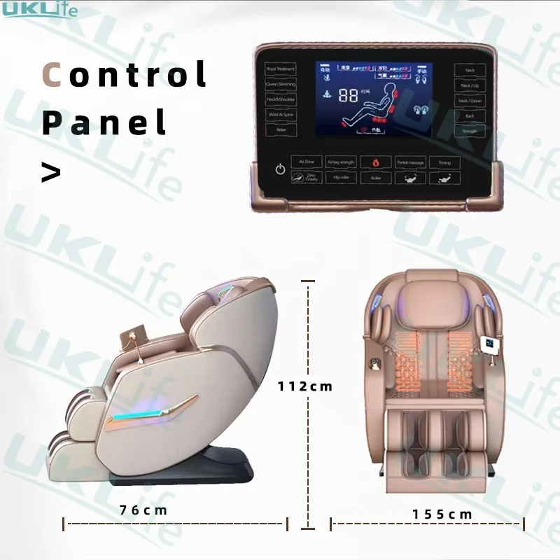 3 Year Warranty 4D multifunction Zero Gravity Massage Chair SL Track Full Body Airbag Touch Screen Heating Massage Office Sofa