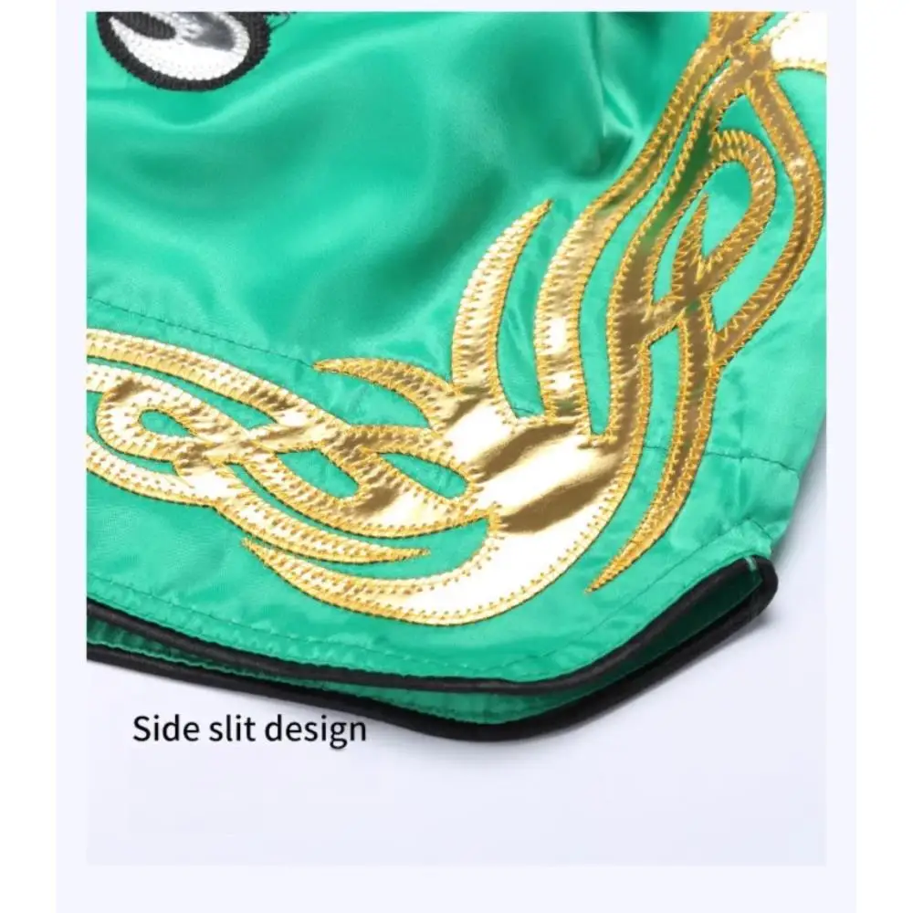 Image 4: Malles de boxe Muay Thai Training boxe Sanda Training Shorts de boxe Mma Fighting Shorts