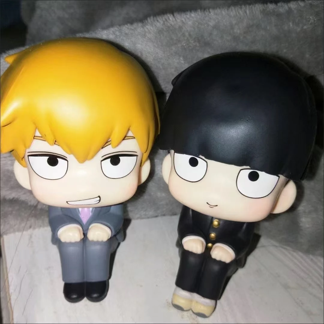 10 سنتيمتر شخصيات كرتونية الغوغاء النفسي 100 Gk Reigen Arataka Q طبعة Kawaii يجلس النخيل نموذج دمية الحلي تحصيل اللعب هدية