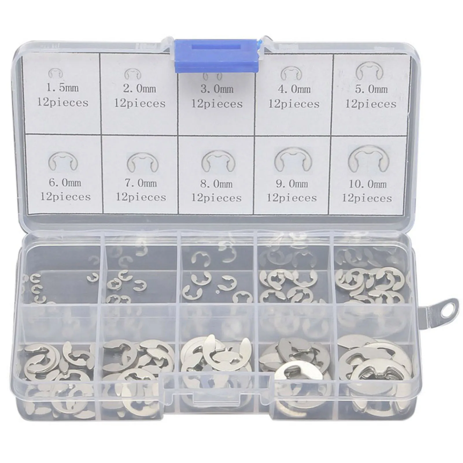 Circlips Retaining Rings Kit Easy to Operate E-Clip Circlips Tools for Cylinders Automobiles Valves